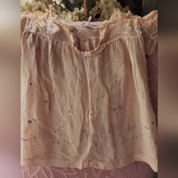 Antique/Vintage Hand Made Baby Dress - Picture 7 of 7